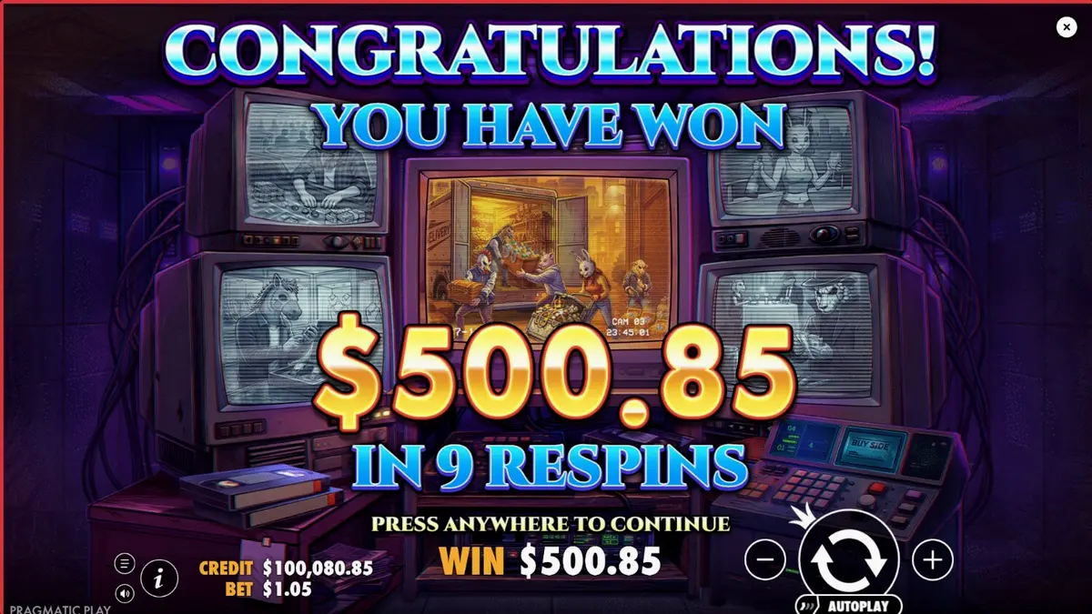 Harvest Moon Grave Profits slot machine theme with dark sci-fi horror elements